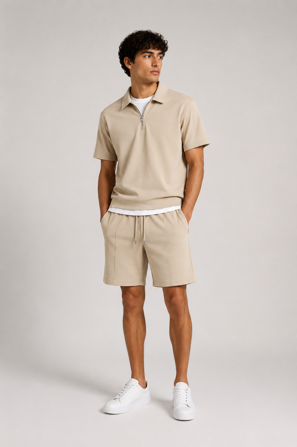 Summer set - Beige - Men