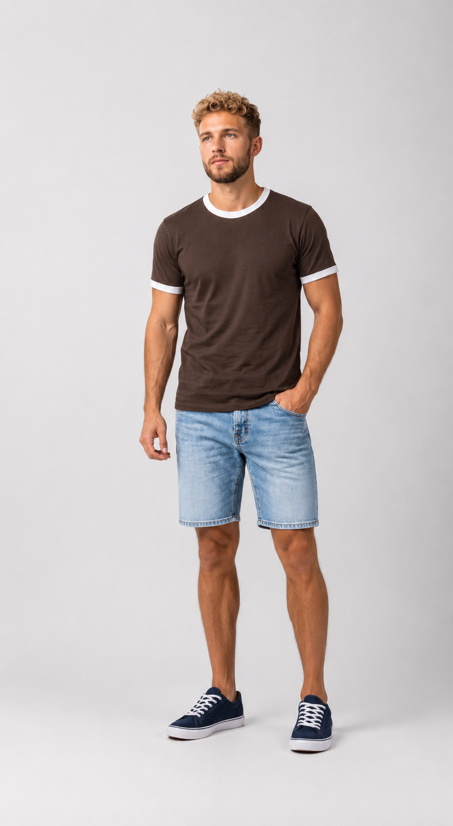 Riviera Club Tee - Brown