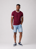 Riviera Club Tee - Burgundy