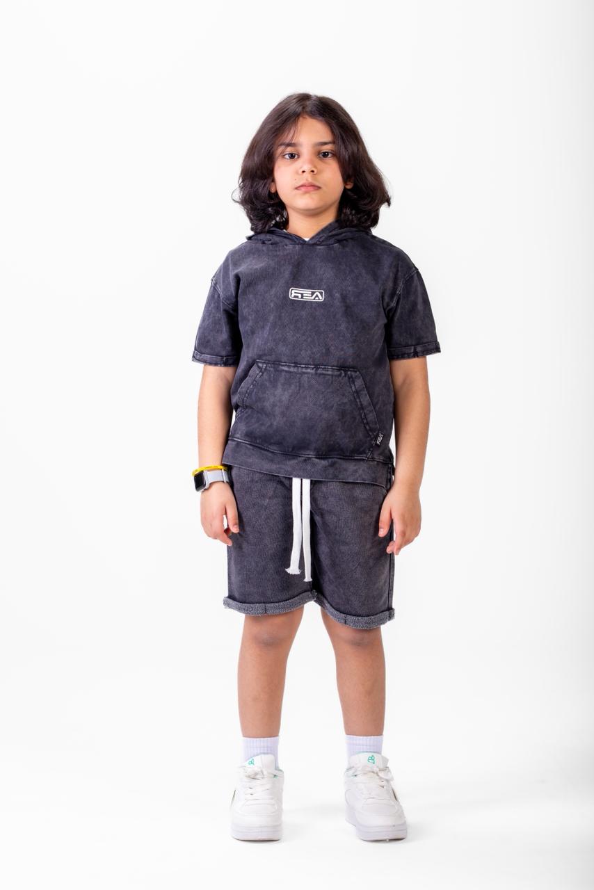 Riviera Mini Streetwear Set - Black  - Boys
