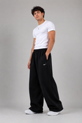 Premium Relaxed Wide Sweatpants - Black