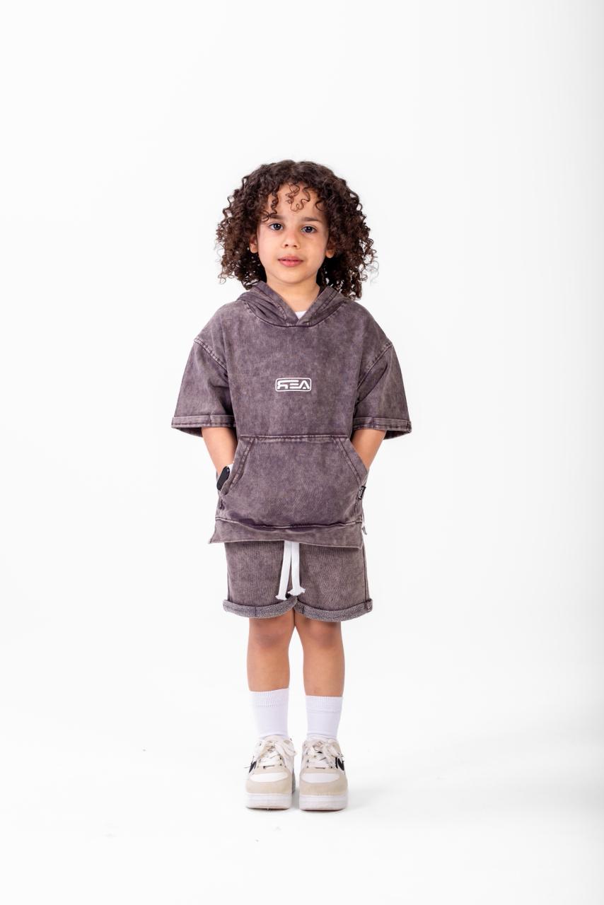 Riviera Mini Streetwear Set - Brown - Boys