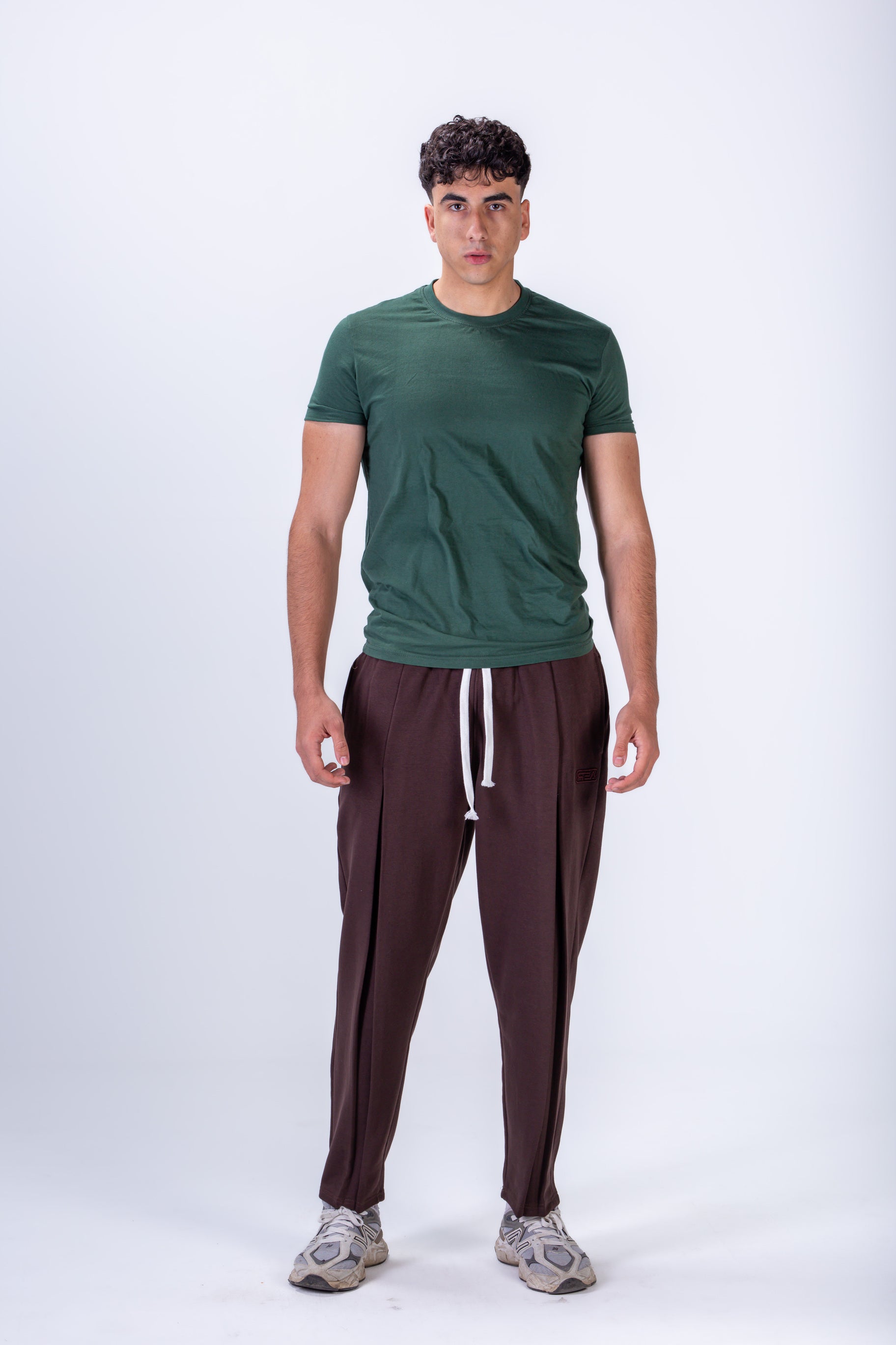 Minimal Lounge Pants - Brown - Men