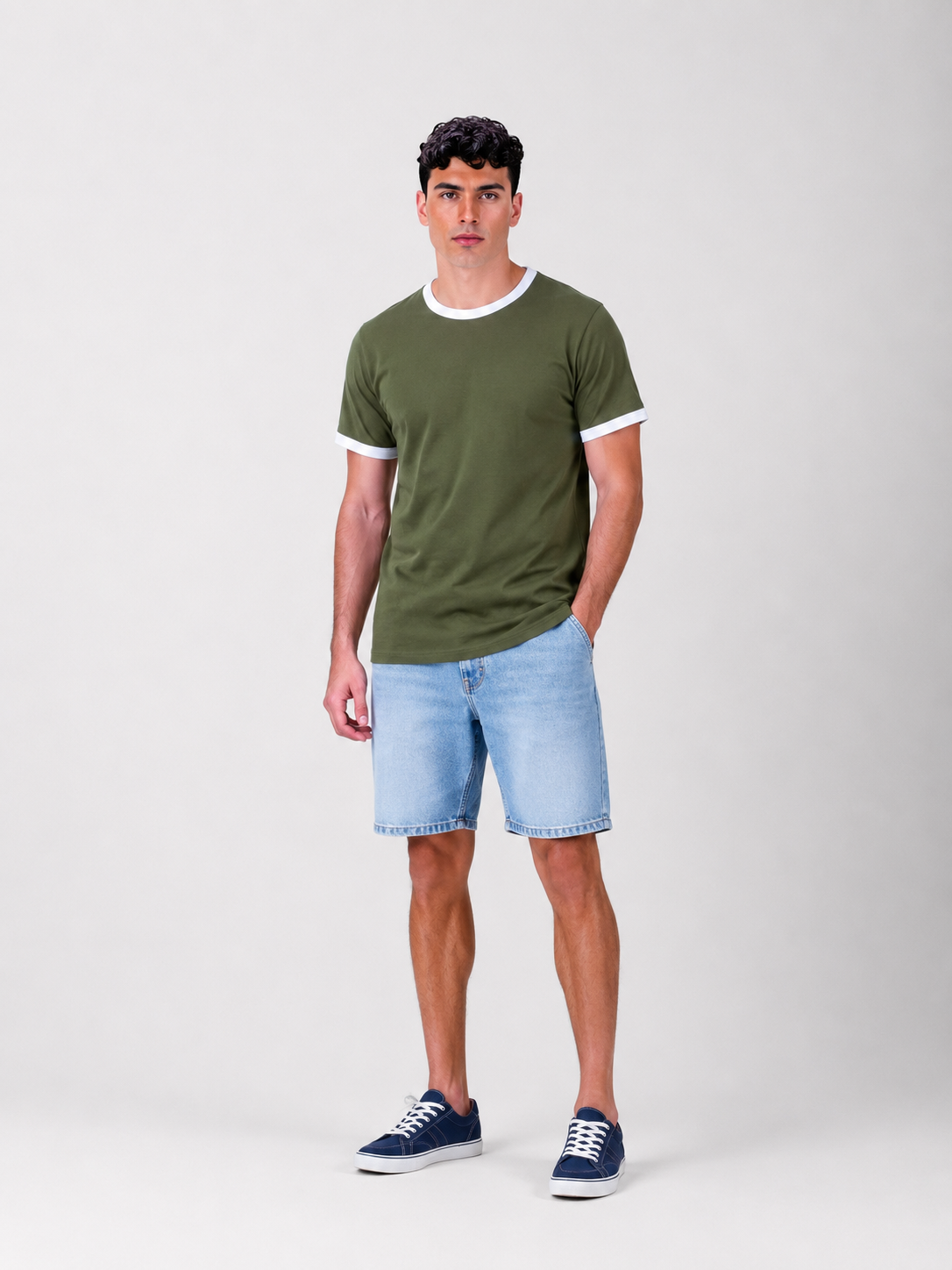 Riviera Club Tee - Olive